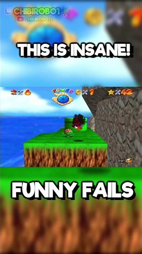 These Mario 64 Fails Are Unreal #shorts #funny #gaming