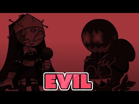 Friday Night Funkin' mod Evil Skid n Pump vs Sarvente (APRIL FOOLS)