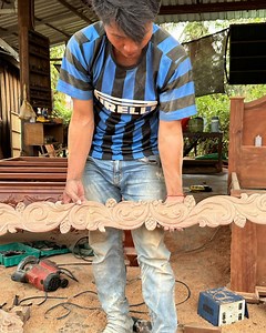 6.7K views · 72 reactions | EASY WOOD CARVING TECHNIQUES USING ONLY ONE POWER TOOL | WOODY KK DAILY | Facebook
