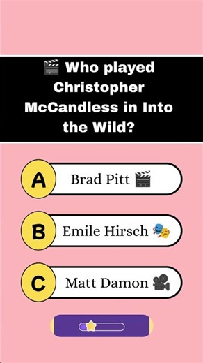 Can You Guess Who Played Christopher McCandless? 🎬 | Into the Wild Quiz