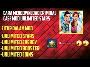 CARA INSTAL CRIMINAL CASE MOD UNLIMITED STARS,ENERGY,BOOSTER,COINS