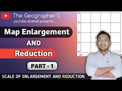 Map Enlargement and Reduction || Geography Practical || Scale of Enlargement and Reduction || Part 1