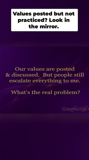 Communicated values vs. actions? If people aren't aligning, it's not what you say, it's what they SEE you do. Behavior speaks louder than words. #Leadership #Management #CompanyCulture #WorkplaceTips #Values