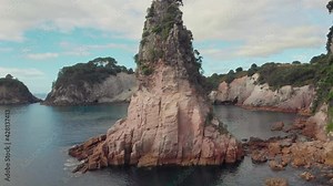 Coastline around Hahei, Coromandel, New Zealand