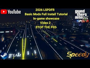 2026 LSPDFR FULL BASIC TUTORIAL FOR STOP THE PED Video 2