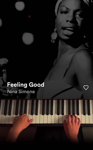Nina Simone Piano Cover: Feeling Good Sheet Music