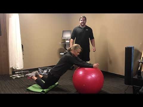 Exercise of the Week – Stability Ball Ab Roll Out
