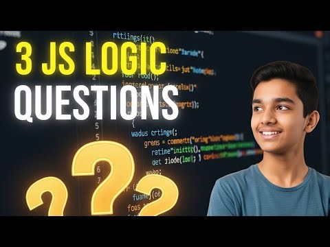 17 years old class 12th student solving Javascript logic problem!(part 1) 💀💀
