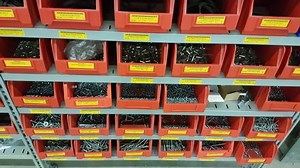 Steel Industrial Rack Red Storage Bins Stock Footage Video (100% Royalty-free) 1016596024 | Shutterstock