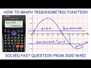 GRAPHICAL SOLUTION TO SINE FUNCTION - 2020 WAEC WASSCE EXAM