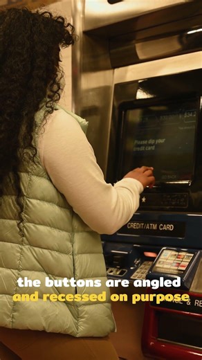 Did you know ATM keypads hide your PIN? 😳