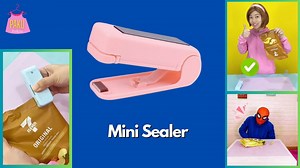 630K views · 2.9K reactions | Mini Sealing Machine for food packaging  *this is a fun family honest review + rating video | Pakupakiss | Facebook