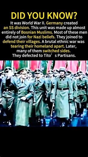 During World War II, Germany Formed an SS (Schutzstaffel) Unit