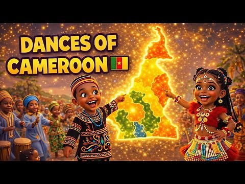 Dances of Cameroon 🇨🇲 | African Cultural Dances for Kids | Bessem & Neba