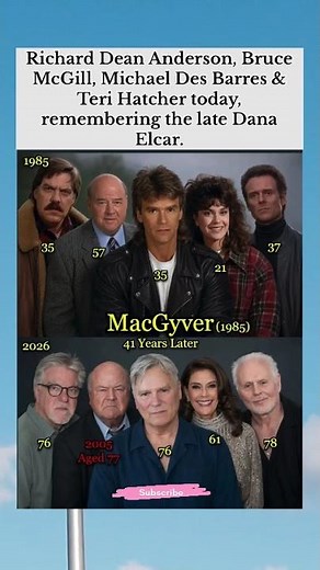 MacGyver Cast: 1985 vs 2026 — 41 Years Later! 🔧" #thenandnow