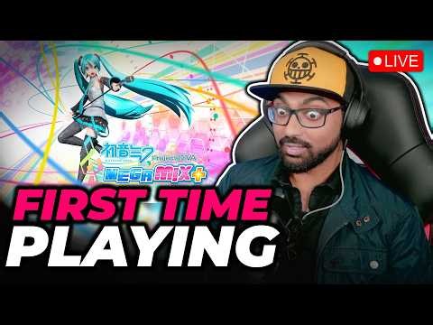 【Hatsune Miku: Project DIVA Mega Mix+】 First Time Playing Project DIVA! Rhythm Game Playthrough!