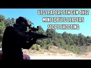 UTG Leapers scope shooting