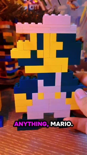 lego 8 bit mario and luigi