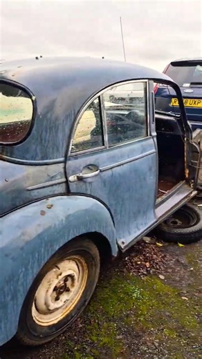 Another Morris in the Scrappy 😢 #classiccars #morrisminor #scrapyard #scrap #abandoned #automotive