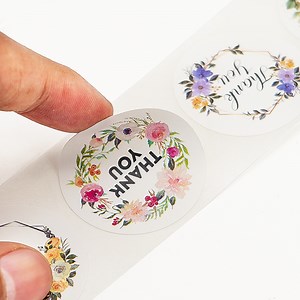 [Hot Item] Custom Printing Waterproof PVC Vinyl Self Adhesive Etiquette Label Sticker