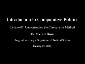 Introduction to Comparative Politics - Differences Between the Natural and Social Sciences