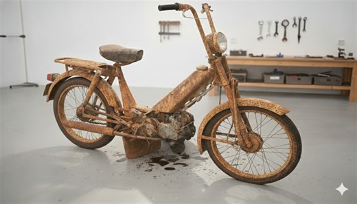 57 years old bike restoration #restoration #old #fblifestyletyle | Drorah