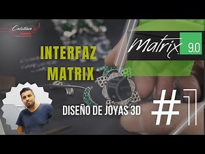 CURSO INTERMEDIO DISEÑO DE JOYAS 3D | Matrix | Gemvision | Interfaz #1 | Cristian Diseños.