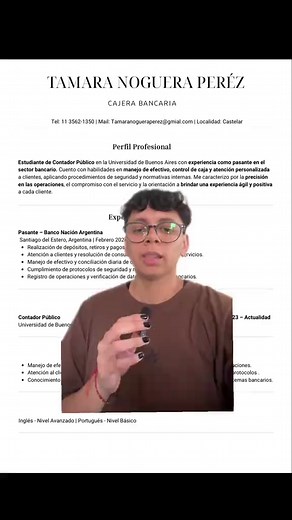 Currículum Vitae para Cajera Bancaria: Tips y Ejemplos
