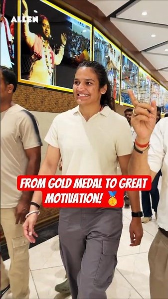 From Gold Medal to Great Motivation! 🥇 Arundhati Choudhary at ALLEN Kota