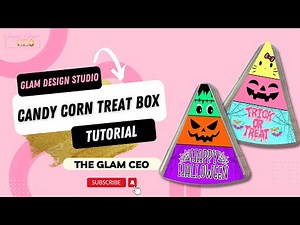 DIY Candy Corn Treat Box Using Dollar Tree Pizza Slice Container |Easy Halloween Crafts for Crafters