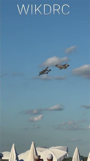 Rare P-38 Lightning Flies Alongside Modern F-35 Fighter Jet #aviation #airshow #shorts