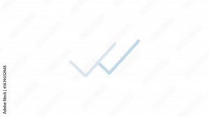 A line graph showing fluctuating values with a line rising and falling across the horizontal axis. Stock Video