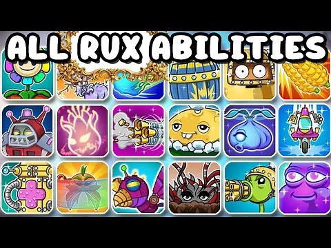 All Rux Abilities | Plants vs Zombies GW2