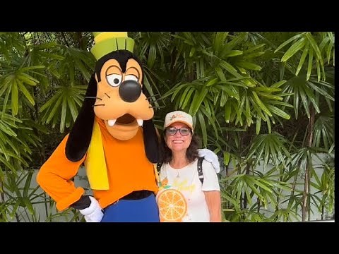 Pluto and Goofy Hugs Epcot