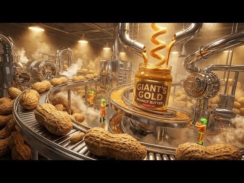 Secrets Inside The Factory: How Massive Peanut Butter Is Made at Super Scale