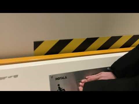 An extremely weird lift fail (there are no floors below 0) planet ice Uttoxeter