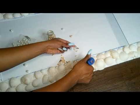 Shell Mirror DIY I Tall Floor Mirror