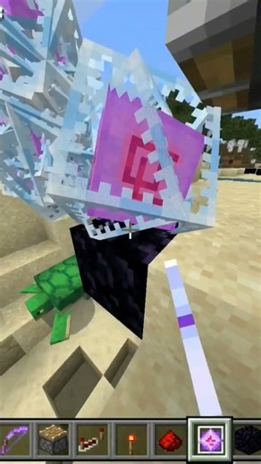 End crystal launcher #minecraft #tnt