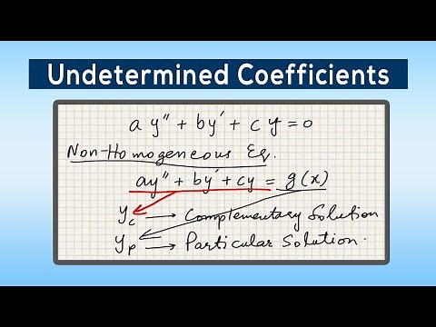 Undetermined Coefficients Superposition Method to Solve Non-Homogeneous Differential Equation
