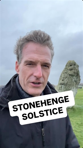 Dan Snow on Instagram: "Stonehenge is aligned to the movement of the sun. On the summer solstice it rises above a particular stone to cast its light on the so called altar stone. The winter solstice sunset is aligned as well. This was my attempt to film it two years ago. #solstice #history #archaelogy"