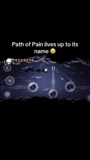 Hollow knights Path of Pain is actually pain 😂😂😂 hand was cramping for a min #hollowknight #hollowknightsilksong #silksong #hollowknightedit #trending