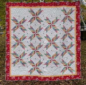 Braided Whirligig Quilt Pattern, Fat Quarter Quilt Pattern, Braid Quilt, Designed by Shannon Arnstein - Etsy Australia