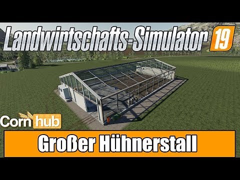 LS19 Modvorstellung - Großer Hühnerstall - Farming Simulator 19 Mods