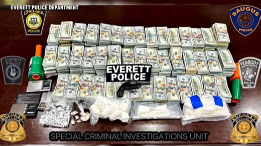 Everett PD: More than $1 million in cash seized during drug bust