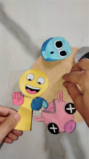 Guess the real head from Sprunki character #diy #art #tricks #games #incredibox #puzzle #ytshorts