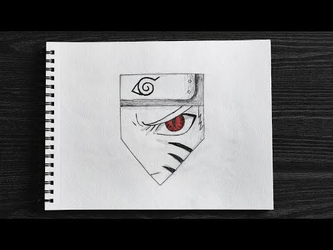 How to draw Naruto eye step by step | Easy anime drawing tutorial