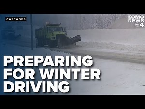Snow blankets Cascades as WSDOT workers prepare for winter driving season