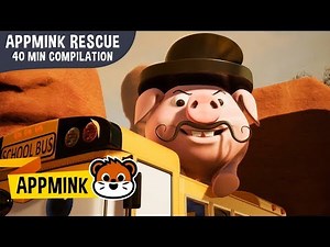 Appmink Police & Rescue Team 40 mins Kids Video Playlist