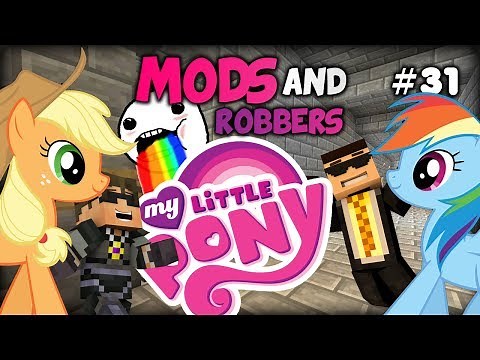 PONIES EVERYWHERE - Minecraft Modded Cops and Robbers (My Little Pony Mod)