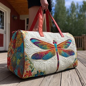 Colorful Patchwork Quilted Duffle Bag, Vintage Travel Bag, Rustic Weekender, Best Gift for Quilters and Sewing Lovers - Etsy Canada